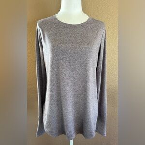 Athleta Women’s Gray/Purple Long Sleeve Tee - Petite Small
